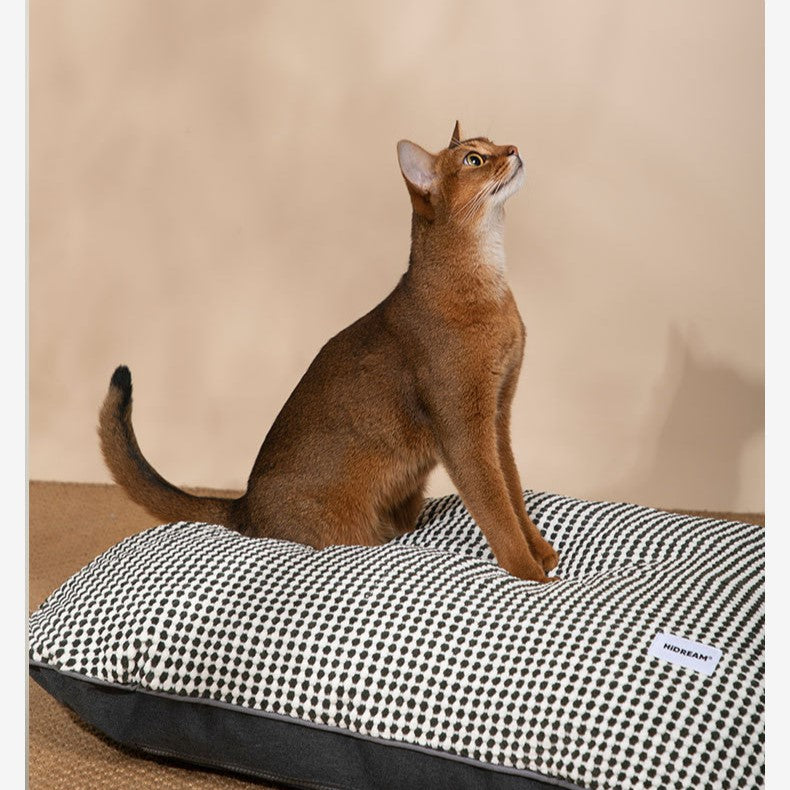Removable and washable dog kennel winter cat sleeping mat
